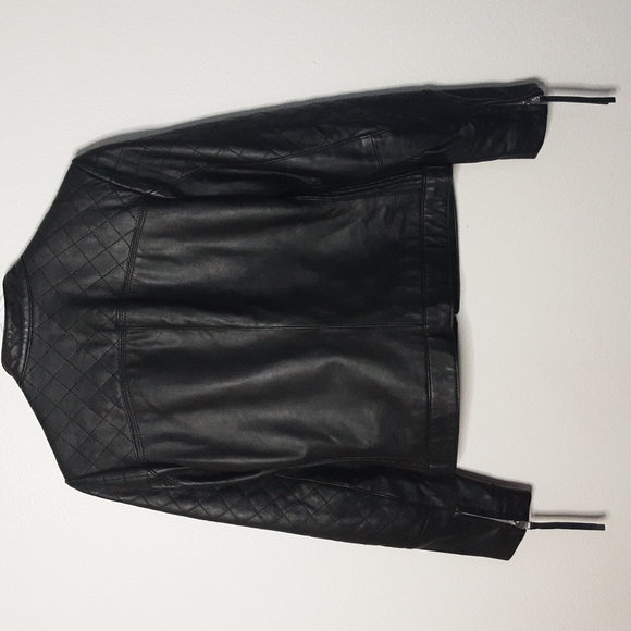 Moda International Victoria Secret Black Leather Jacket XS - Picture 2 of 3
